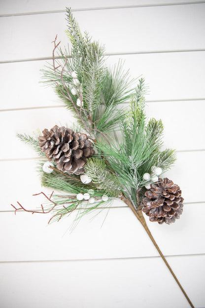 Decorator's Warehouse 29" Pine Berry Bell Spray