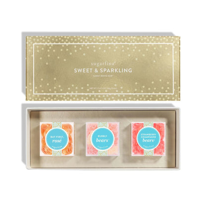 Sugarfina Pink Cocktail Garnishes Gummy Candy Bento Box - 3 Piece