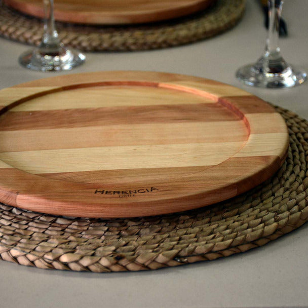 Pampa Direct Herencia Grill Beagle Plate – Lenga Gourmet Line, 28 cm x 2 cm / 11 in x 0.8 in