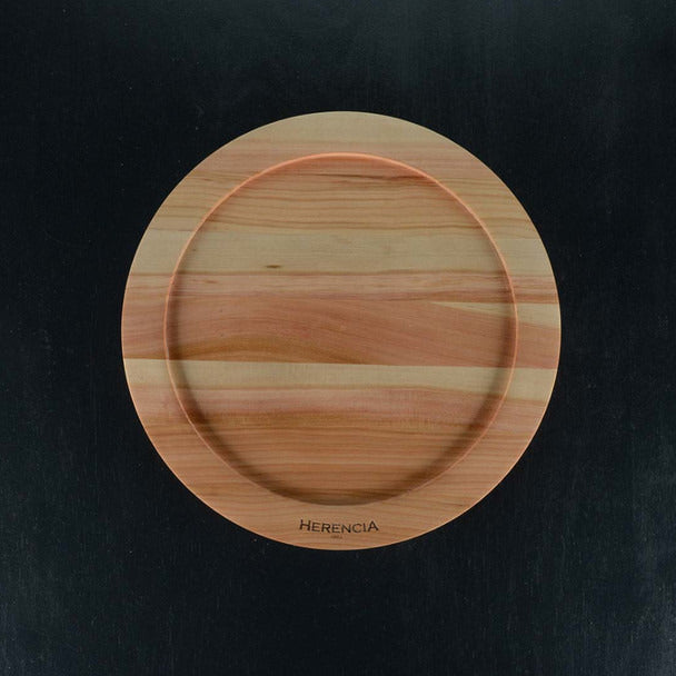 Pampa Direct Herencia Grill Beagle Plate – Lenga Gourmet Line, 28 cm x 2 cm / 11 in x 0.8 in