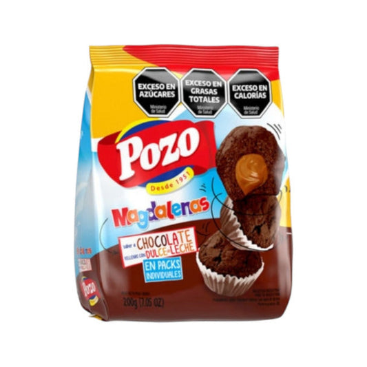Pampa Direct Pozo Magdalenas Chocolate Flavored Filled with Dulce de Leche, Individual Packs, 200 g / 7.05 oz