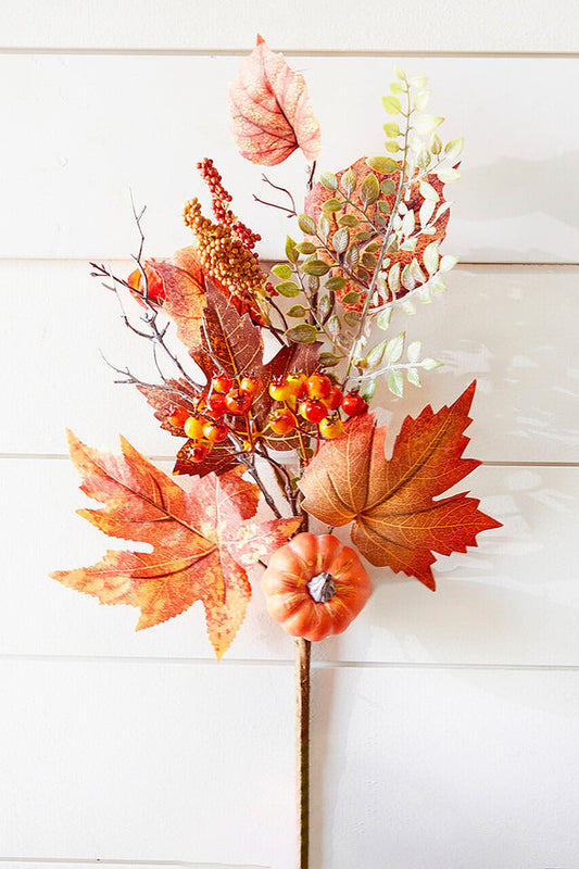 Decorator's Warehouse 15" Pumpkin Fall Pick Harvest