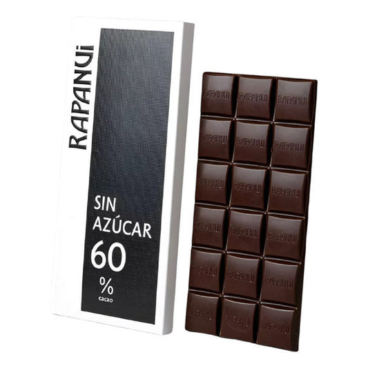 Pampa Direct Rapanui 60% Dark Chocolate Sugar-Free Bar, 80 g / 2.82 oz