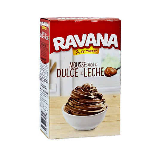 Pampa Direct Ravana Mousse Mix Powder, Dulce de Leche Flavor, Serves 6 - Easy Dessert Preparation Mousse de Dulce de Leche, 100 g / 3.52 oz
