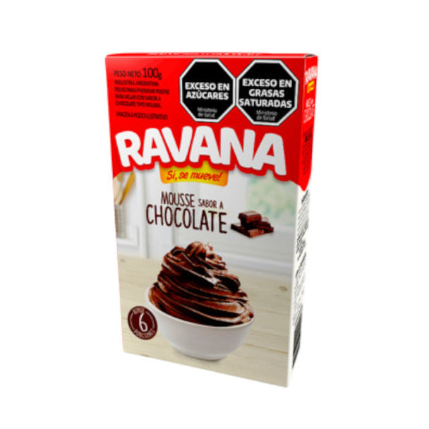 Pampa Direct Ravana Chocolate Mousse Powder, Makes 6 Servings, 100 g / 3.5 oz