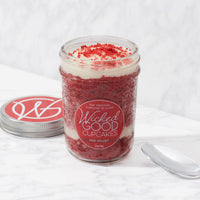 Hickory Farms Red Velvet & Chocolate Cupcake Jar 2-Pack