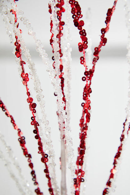 Decorator's Warehouse 30” Red & White Spray