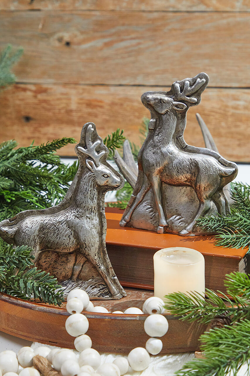 Decorator's Warehouse Resin Zinc Mold Reindeer