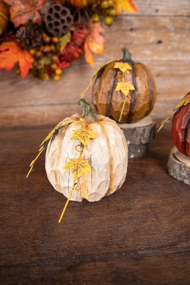 Decorator's Warehouse 6” Resin Pumpkin Figure