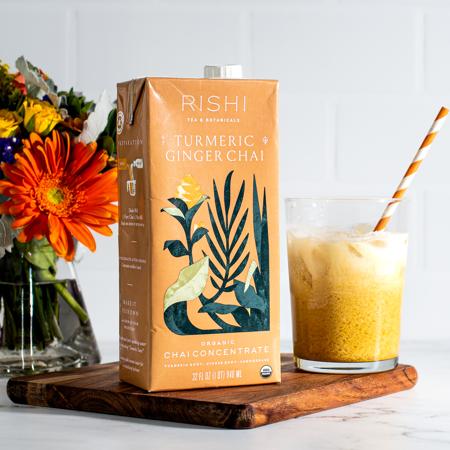 Dorothy Lane Rishi Tea Turmeric Ginger Chai Concentrate - 32 oz