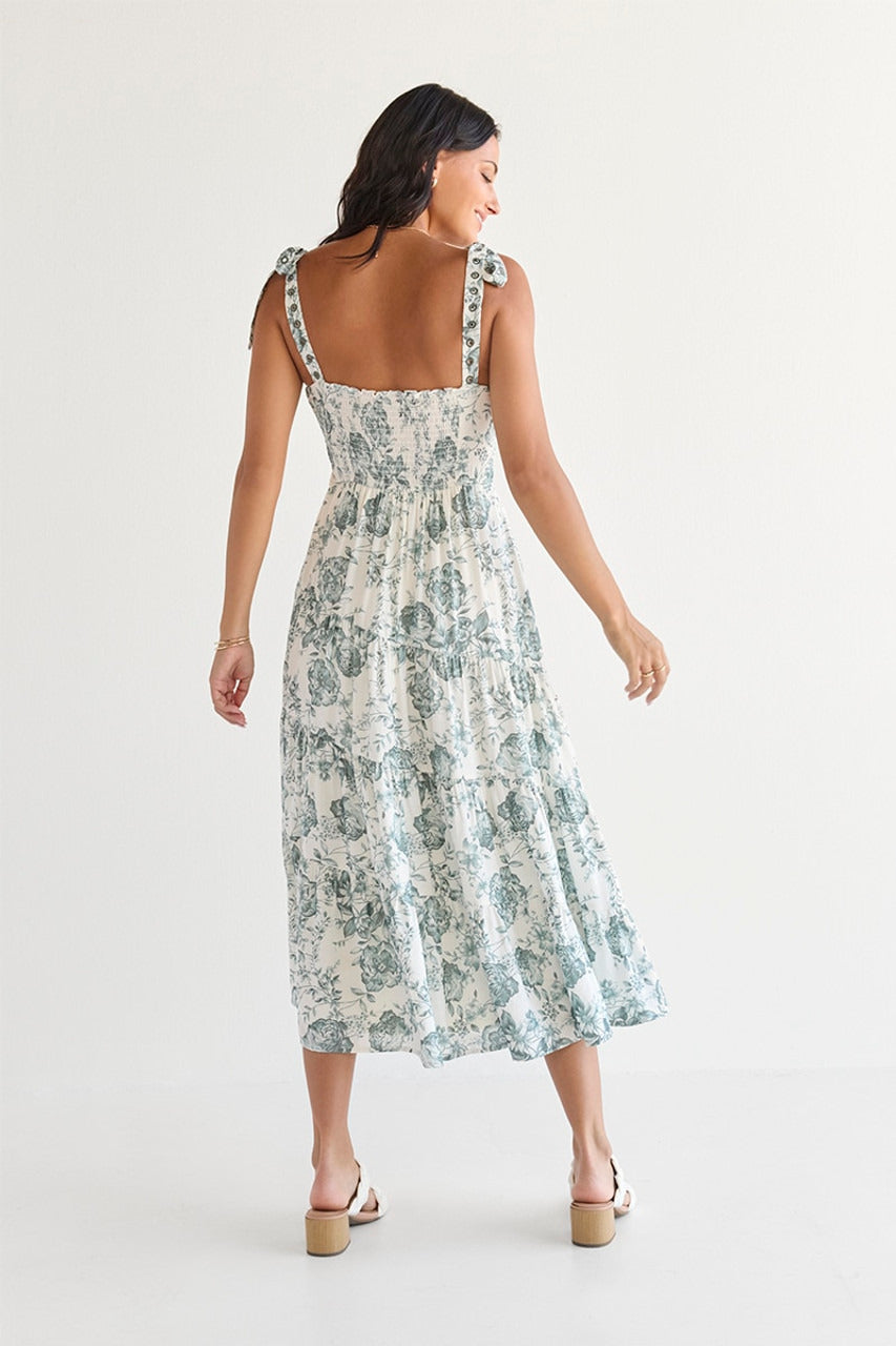 Francesca's Martina Floral Midi Dress (x2)