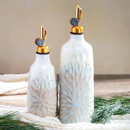 Dorothy Lane Rookwood Pottery Olive Oil and Balsamic Vinegar Gift Set