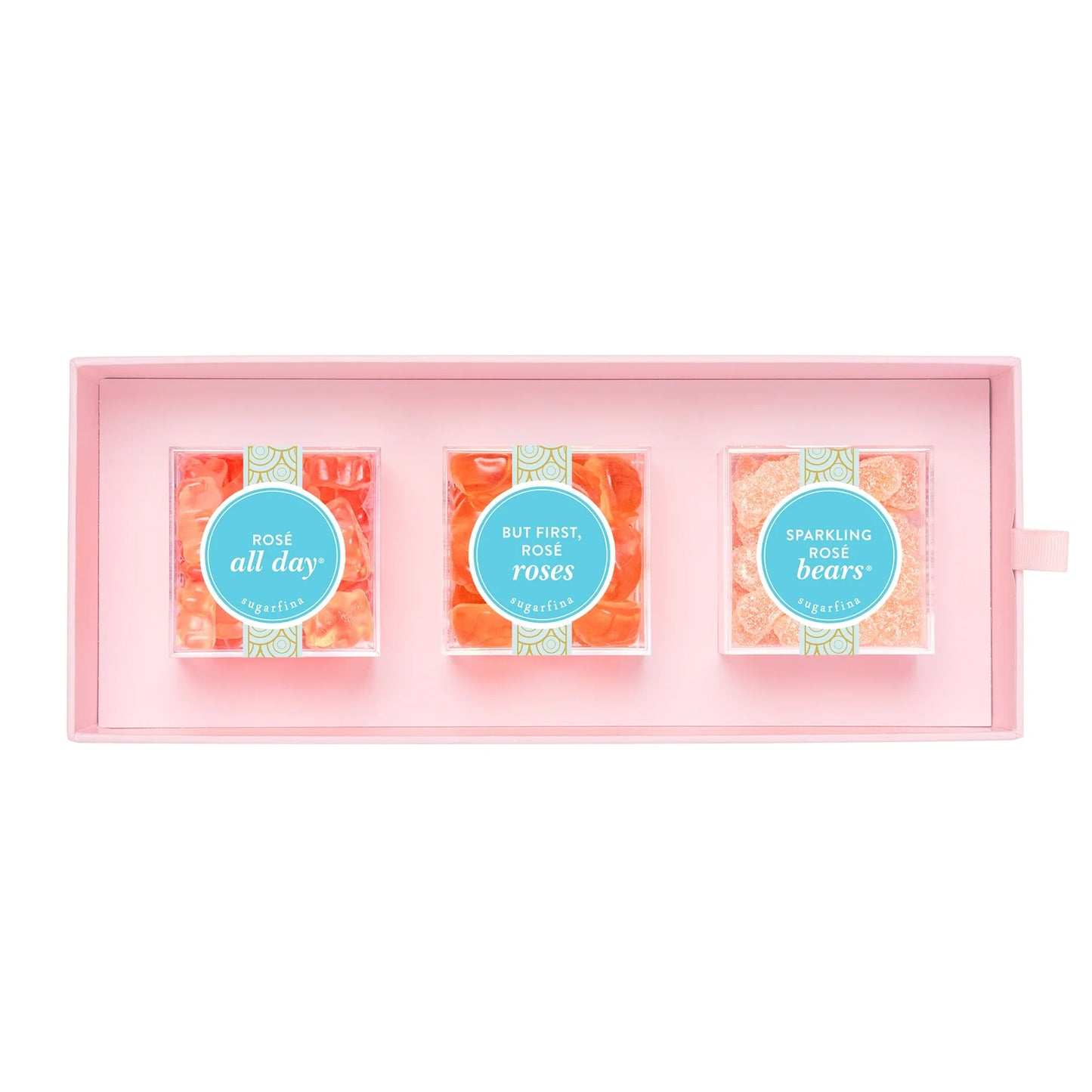 Sugarfina Rosé All Day 3 Piece Candy Bento Box