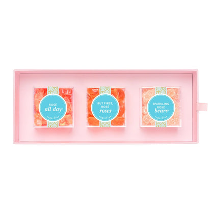 Sugarfina Rosé All Day 3 Piece Candy Bento Box