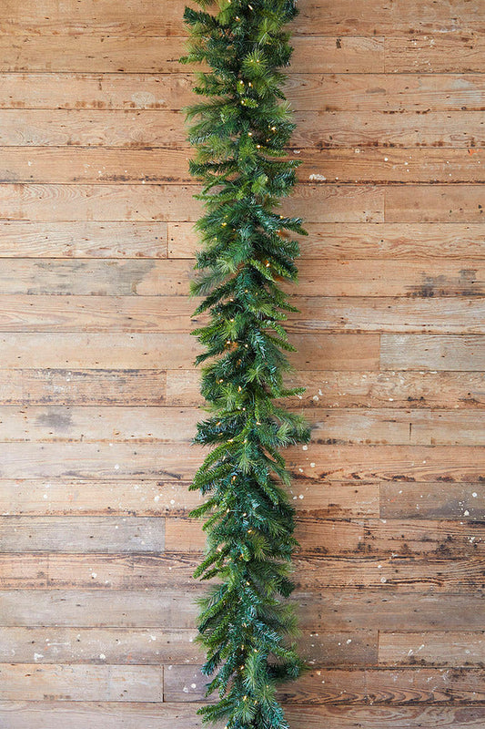 Decorator's Warehouse 9' x 16" LED Royal Mix Garland