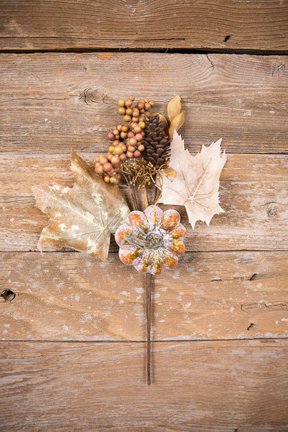 Decorator's Warehouse 15” Pumpkin Berry Spray