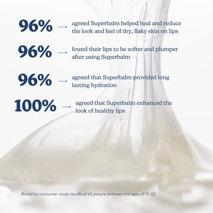 Blume Superbalm Tripeptide-1 Vanilla Lip Balm x2