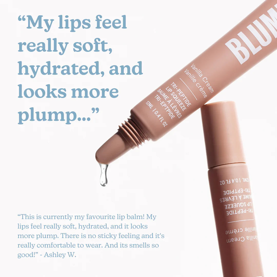 Blume Superbalm Tripeptide-1 Vanilla Lip Balm x2