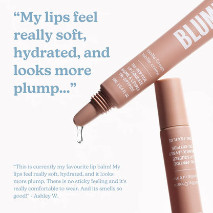 Blume Superbalm Tripeptide-1 Vanilla Lip Balm x2