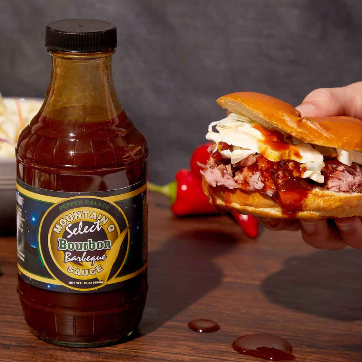 Pepper Palace Mountain Q Select - Bourbon BBQ Sauce