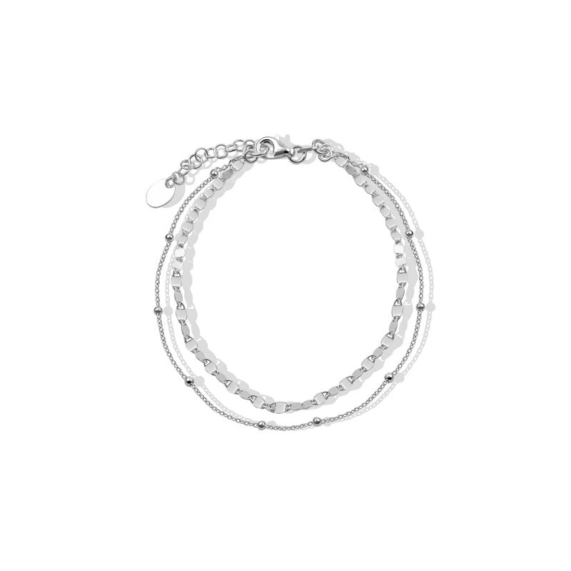 ARGENTO VIVO THE LAYERED ANKLET