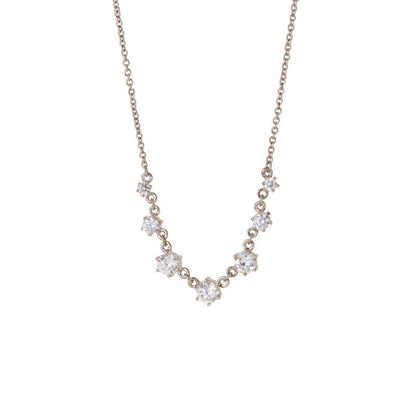 ARGENTO VIVO THE CZ ROSE NECKLACE