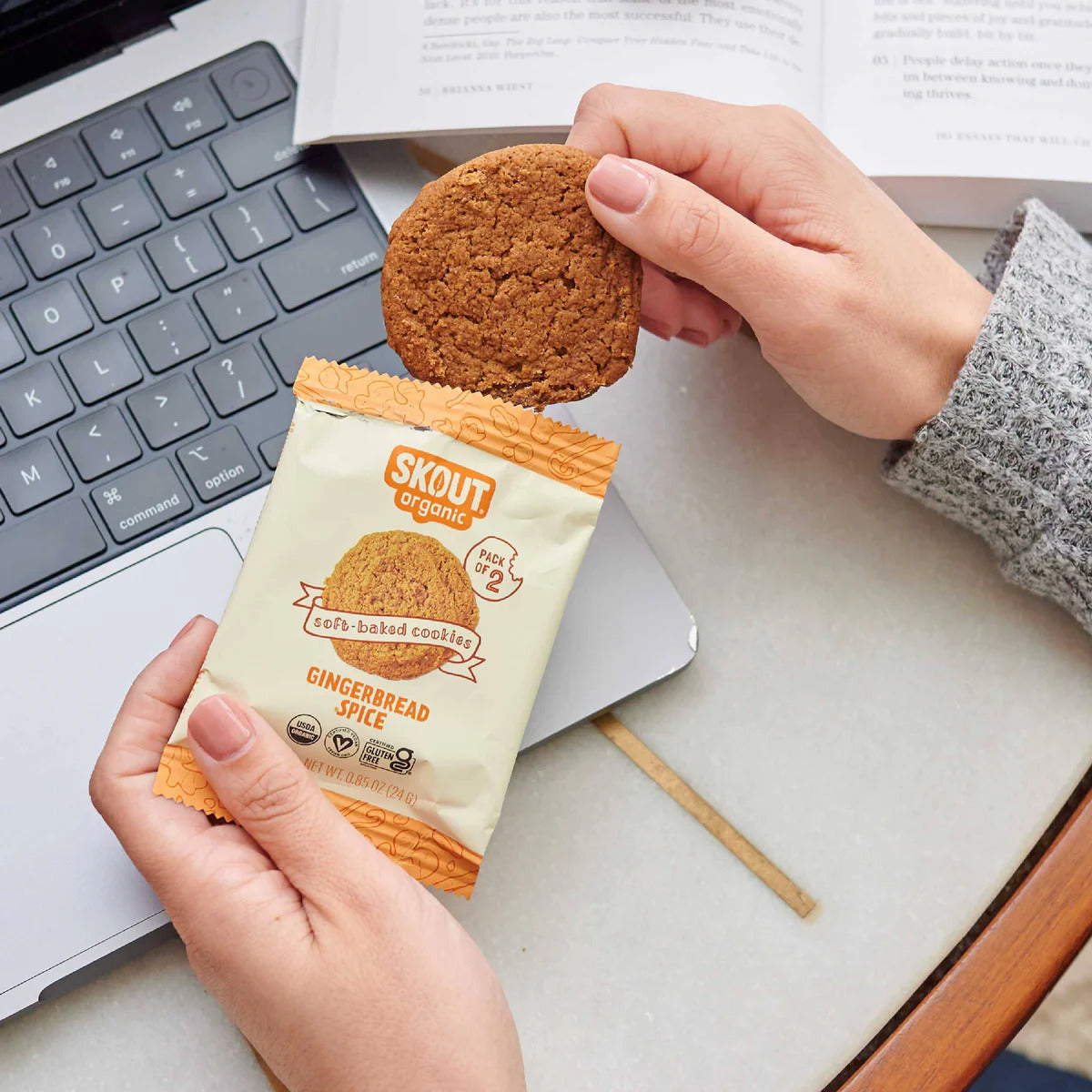 Skout Organic Gingerbread Spice Soft Baked Cookies