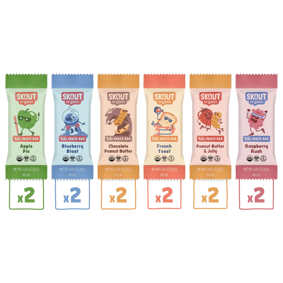 Skout Organic Kids Bar Sample Pack