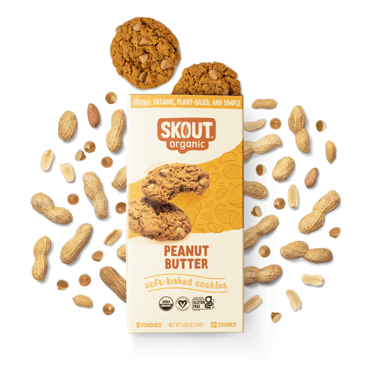 Skout Organic Peanut Butter Soft Baked Cookies