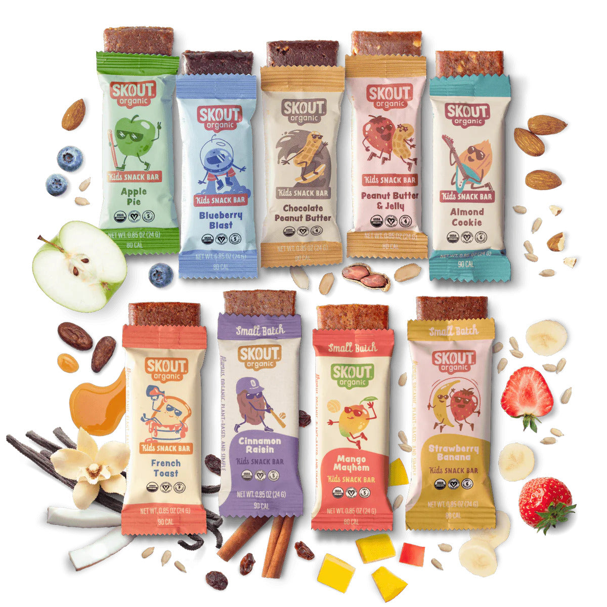 Skout Organic Soft Baked Cookie and Kids Bar Bundle