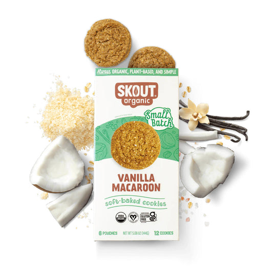 Skout Organic Vanilla Macaroon Soft Baked Cookies