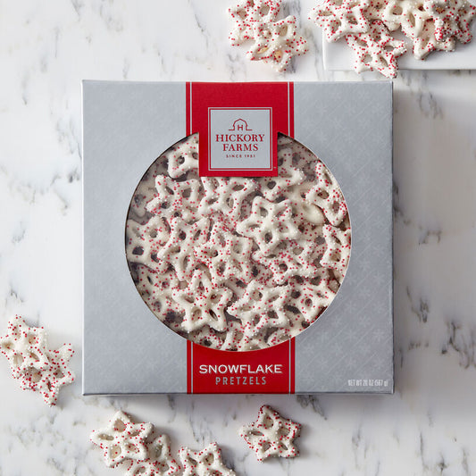 Hickory Farms Snowflake Pretzels