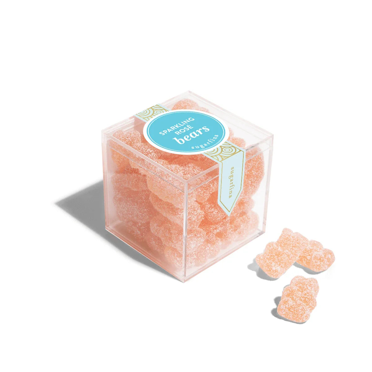 Sugarfina Sparkling Rosé Bears - Small Candy Cube (x4)