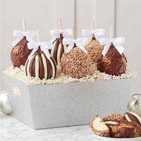 Mrs Prindables Sparkling Silver Caramel Apple Gift Tray