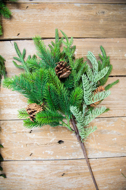 Decorator's Warehouse 24” Real Touch Norfolk Spruce Juniper Spray