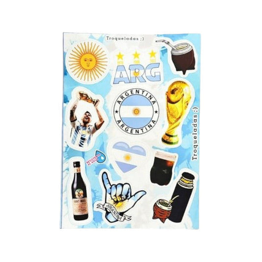 Pampa Direct Stickers Autoadhesivos Diseño Argentina - Water-Resistant Vinyl Decals, Durable & Easy to Apply