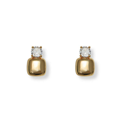 ARGENTO VIVO SCARLETTE SQUARE STUDS