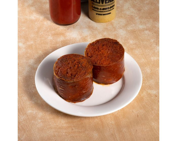 Katz's Deli Kishka (Stuffed Derma) with Gravy