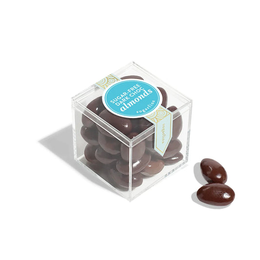 Sugarfina Sugar-Free Dark Chocolate Almonds - Small Candy Cube