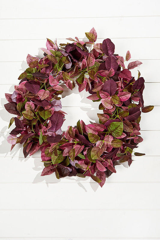 Decorator's Warehouse 26” Tobacco Leaf Wreath
