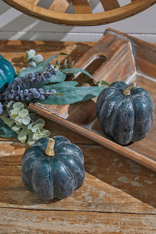 Decorator's Warehouse Teal Weathered Pumpkin