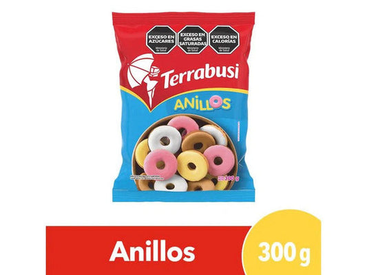 Pampa Direct Anillos Terrabusi Galletitas Sweet Ring Cookies, 300 g / 10.58 oz