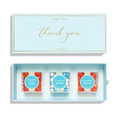 Sugarfina Thank You 3 Piece Candy Bento Box