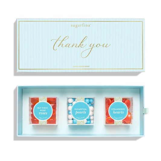 Sugarfina Thank You 3 Piece Candy Bento Box
