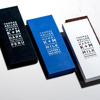 Dorothy Lane Keller K + M Extra Virgin Chocolate Sampler - 3 Pack