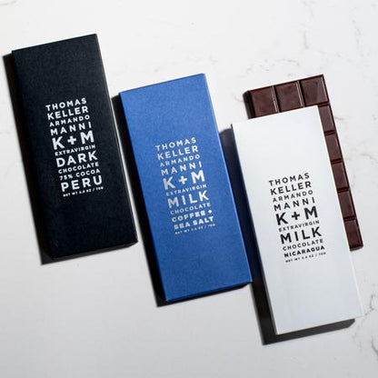 Dorothy Lane Keller K + M Extra Virgin Chocolate Sampler - 3 Pack
