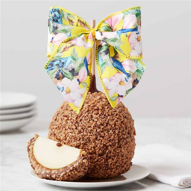 Mrs Prindables Peacock Jumbo Caramel Apple