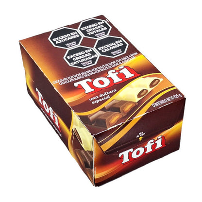 Pampa Direct Tofi Milk Chocolate Filled with Dulce de Leche & Rum Flavor, 825 g / 29.1 oz (box of 15)