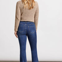 Tribal Women's Audrey Pull-On Flare Jeans With 5 Pockets