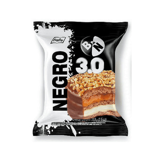 Pampa Direct Blanco y Negro Triple Alfajor Milk Chocolate with Dulce de Leche & Vanilla, 73.5 g / 2.6 oz (pack of 6)